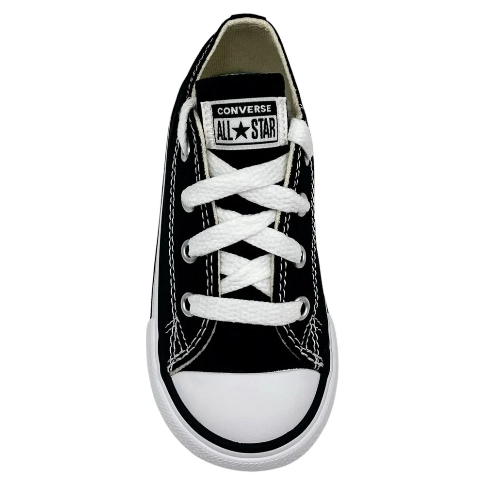Converse Chuck Taylor All Star Toddler Boys Canvas Ox Classic Shoe 7 Black White